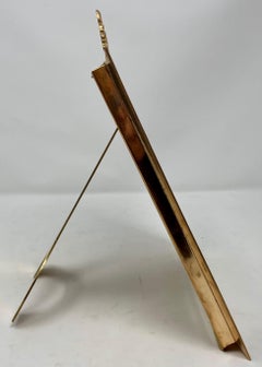 Antique French Louis XVI Style Bronze D'oré Rectangular Picture Frame Circa 1890