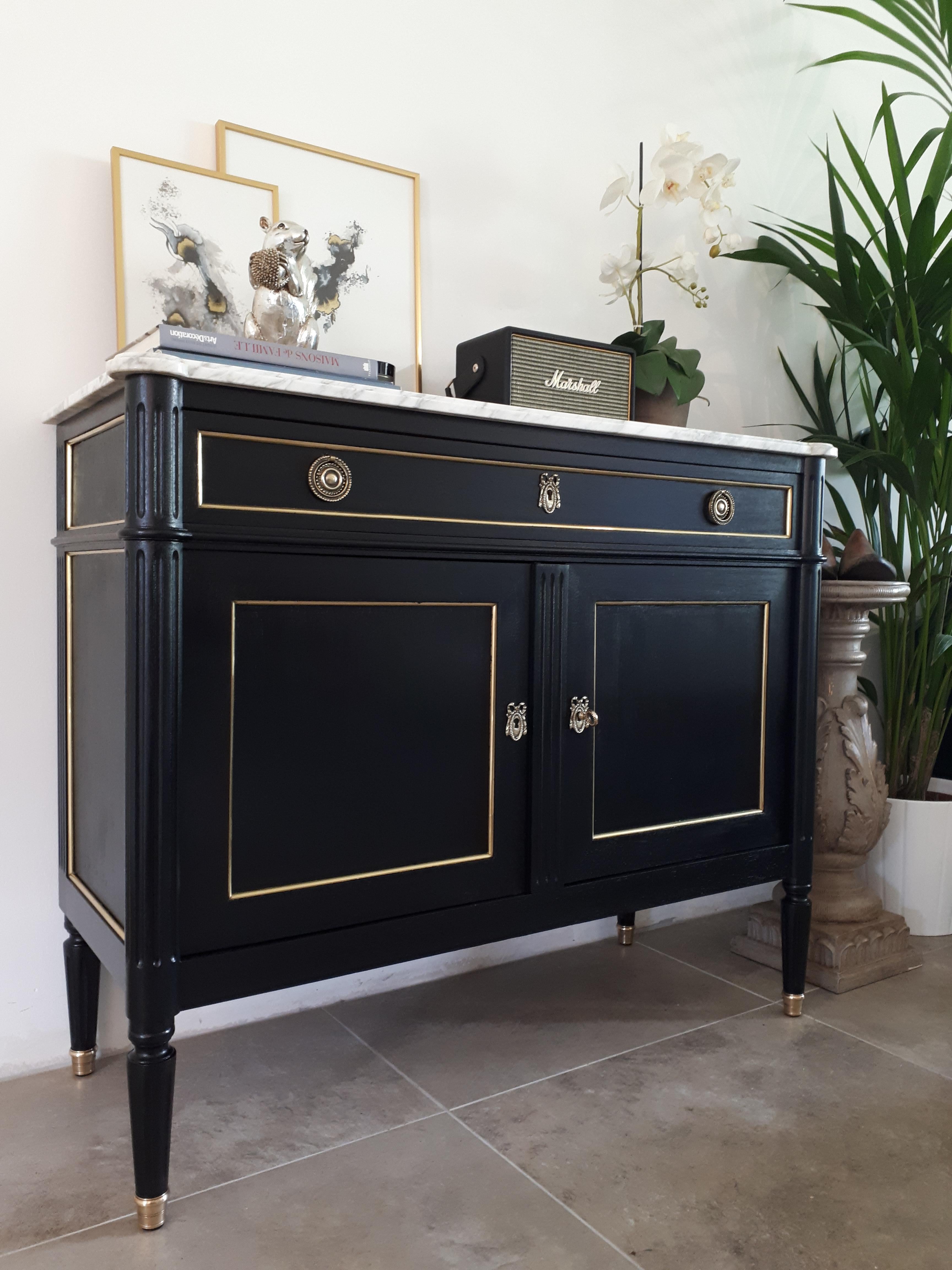 Antique French, Louis XVI Style Chest of Drawers Commode Buffet Bar 7