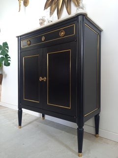 Antique French, Louis XVI Style Chest of Drawers Commode Buffet Bar