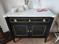 Antique French, Louis XVI Style Chest of Drawers Commode Buffet Bar