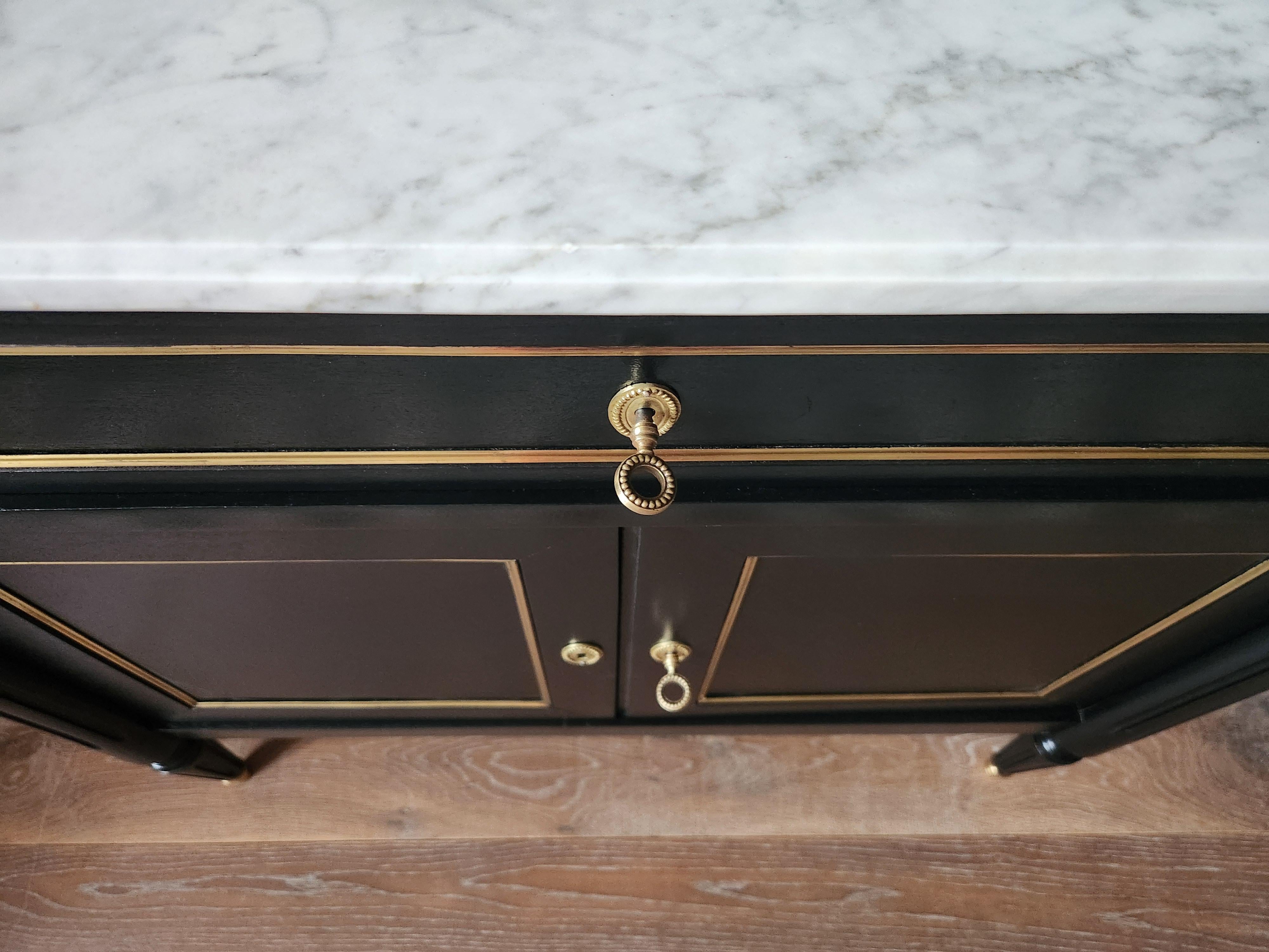Antique French, cassettiera in stile Luigi XVI Commode Buffet Bar in vendita 2