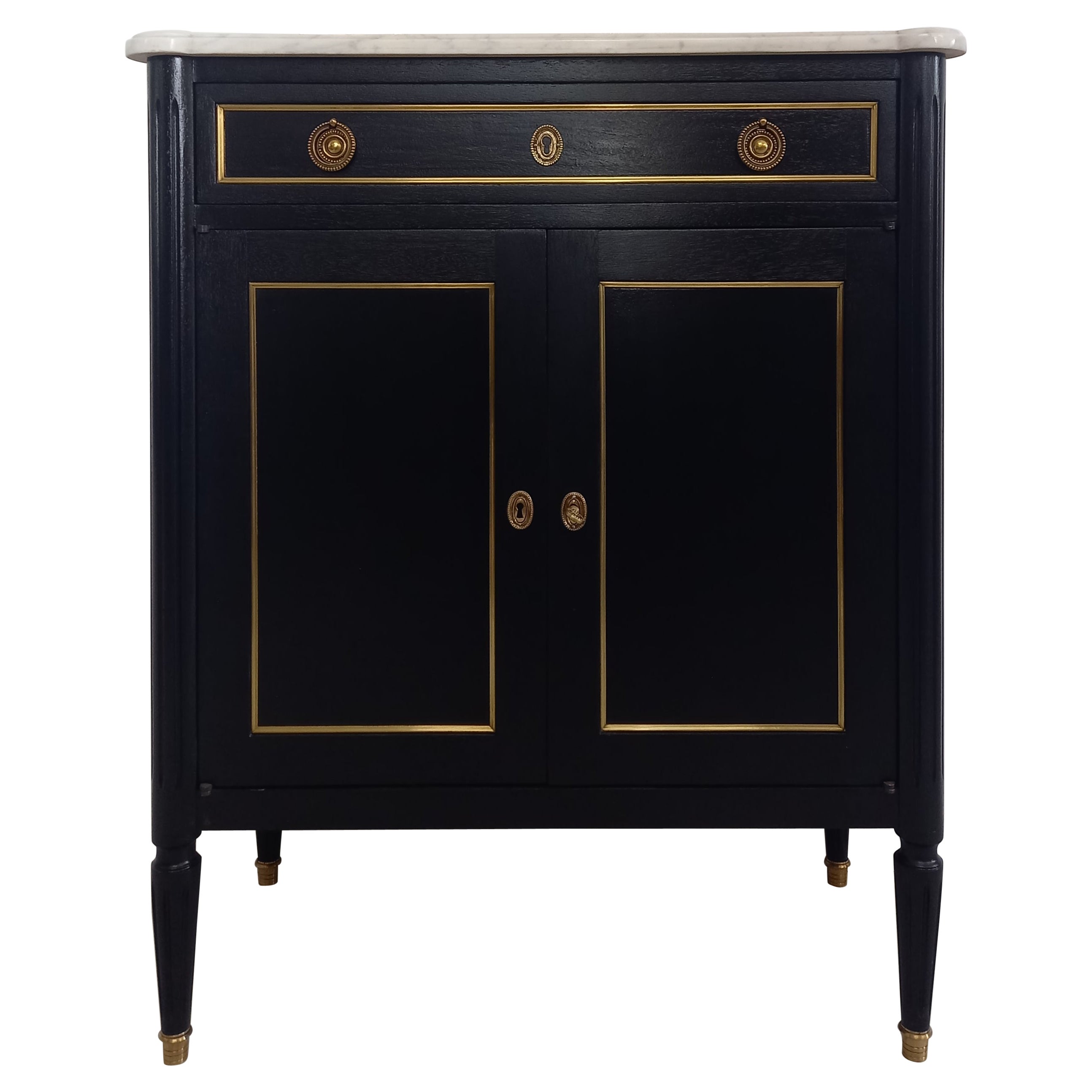 Antique French, Louis XVI Style Chest of Drawers Commode Buffet Bar