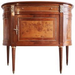 Antique French, Louis XVI Style Chest of Drawers Commode Buffet Marquetry Bronze