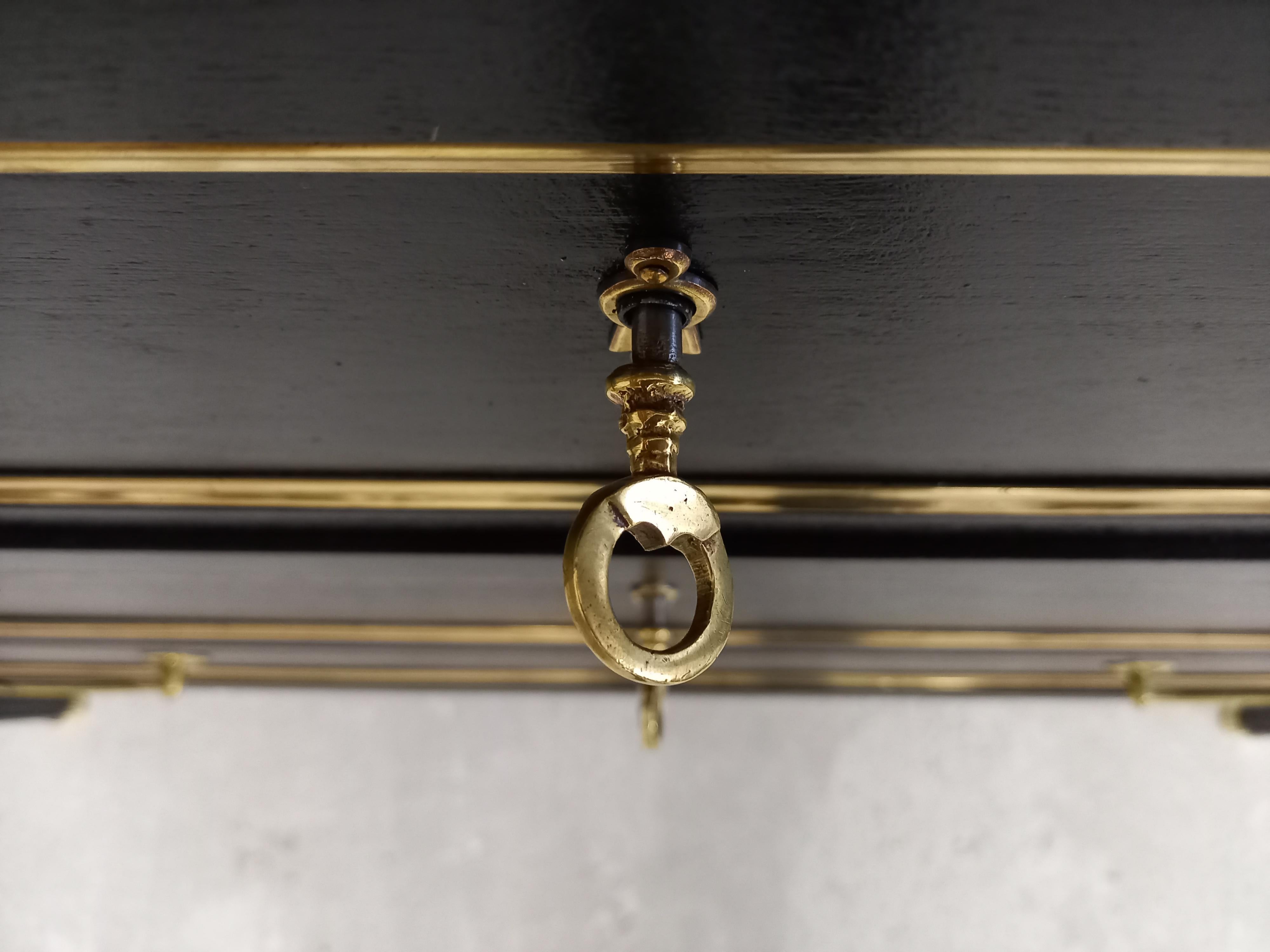 Antique French Louis XVI Chest of Drawers Commode Carrara Marble, Bronze & Brass 7
