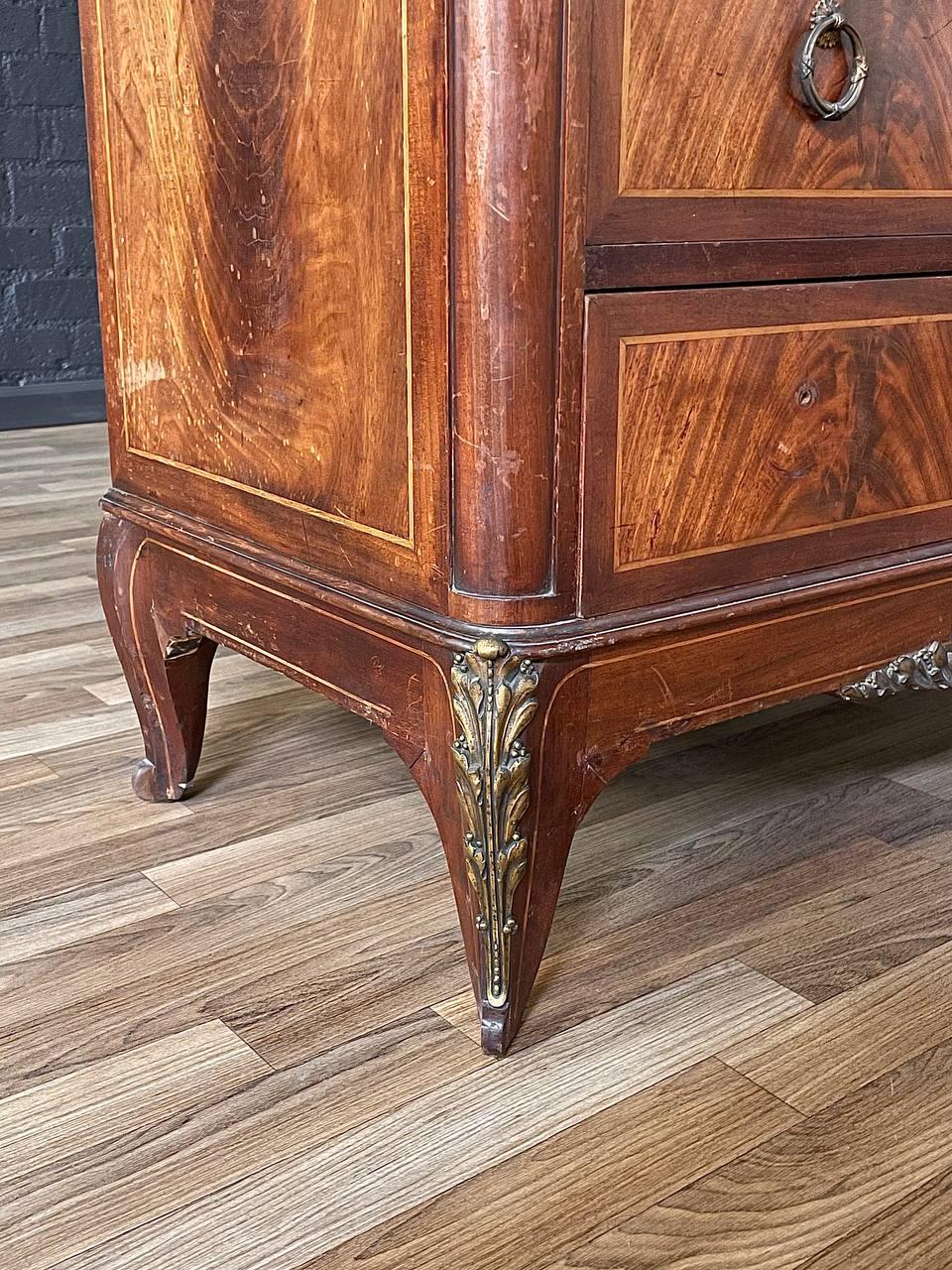 Antique French Louis XVI Style Drop-Down Desk Cabinet in vendita 3