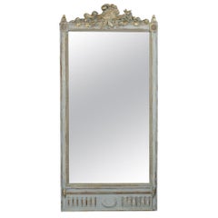 Antique French Louis XVI Style Gilt Wall Mirror