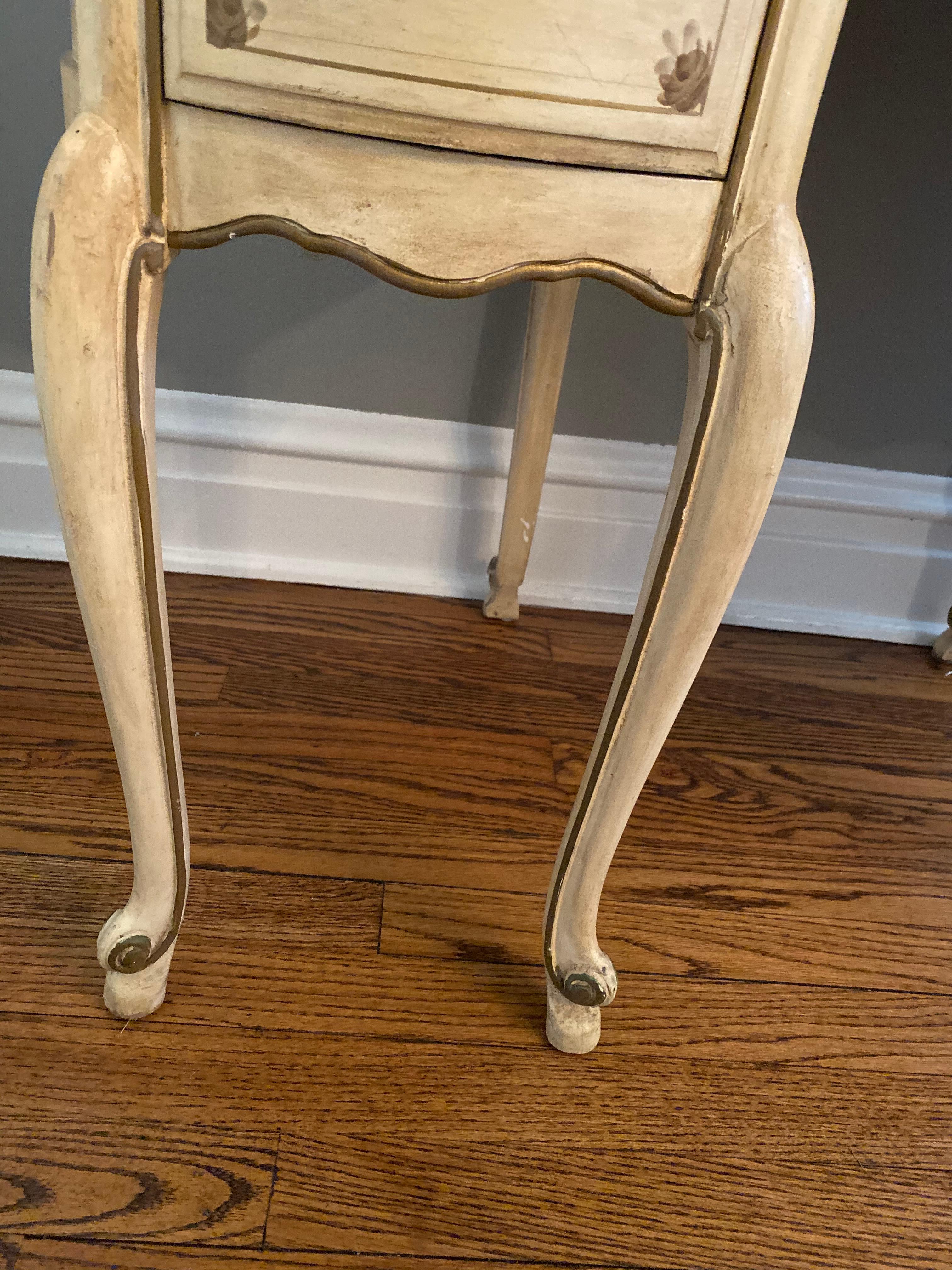 vintage kidney shaped vanity table