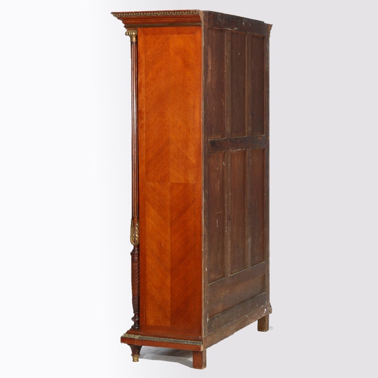 Antique French Louis XVI Style Kingwood & Ormolu Bookcase, c1890 For Sale 15