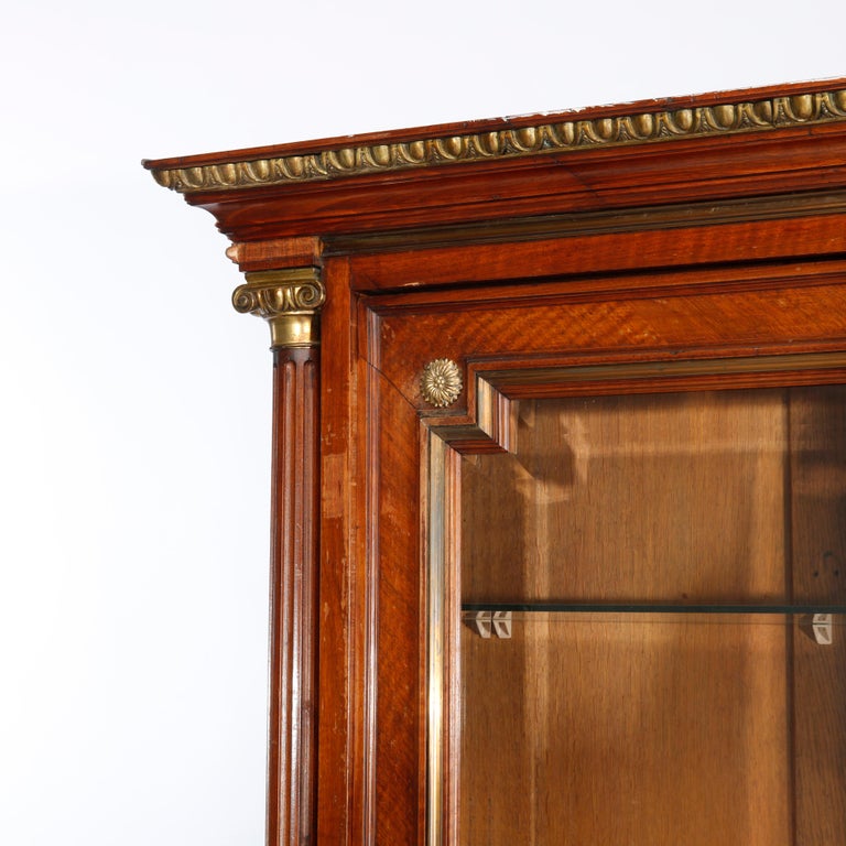 Antique French Louis XVI Style Kingwood & Ormolu Bookcase, c1890 For Sale 5