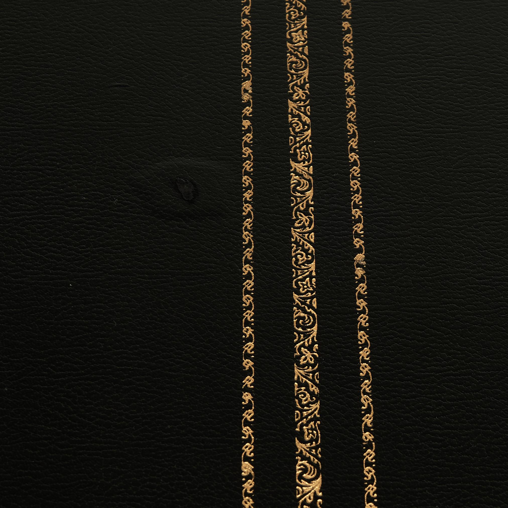 Antique French Louis XVI Stil Lederplatte Schreibtisch oder Bureau Plat (Messing) im Angebot