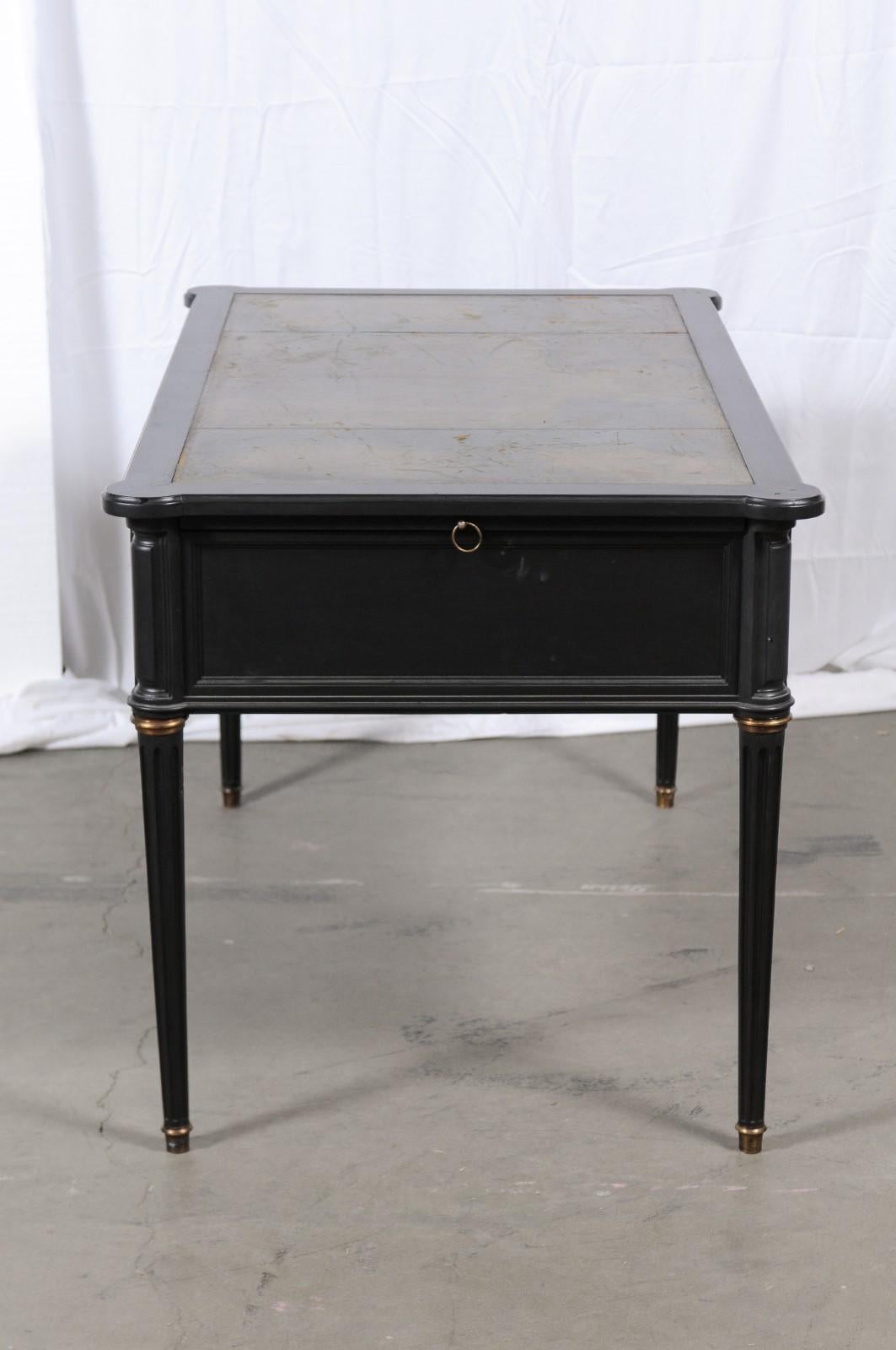 Antique French Louis XVI-Style Library Desk For Sale 5