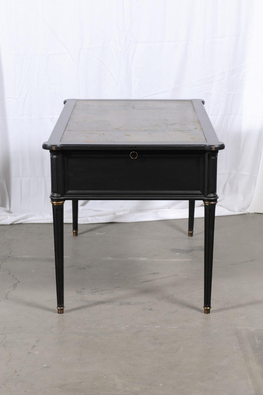 Antique French Louis XVI-Style Library Desk For Sale 2
