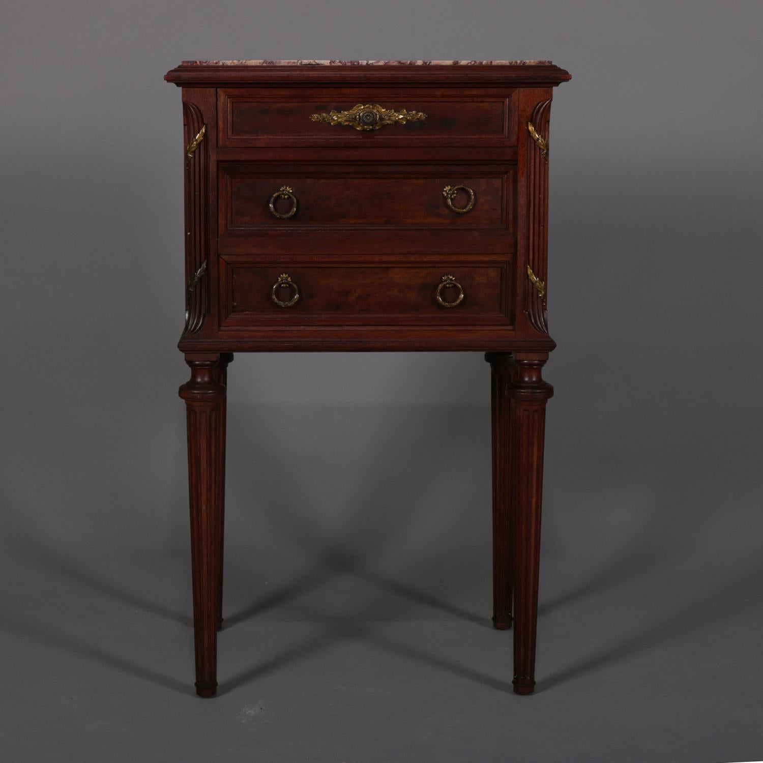 vintage humidor side table