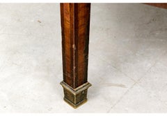 Antique French Louis XVI Style Marquetry Inlaid Circular Side Table