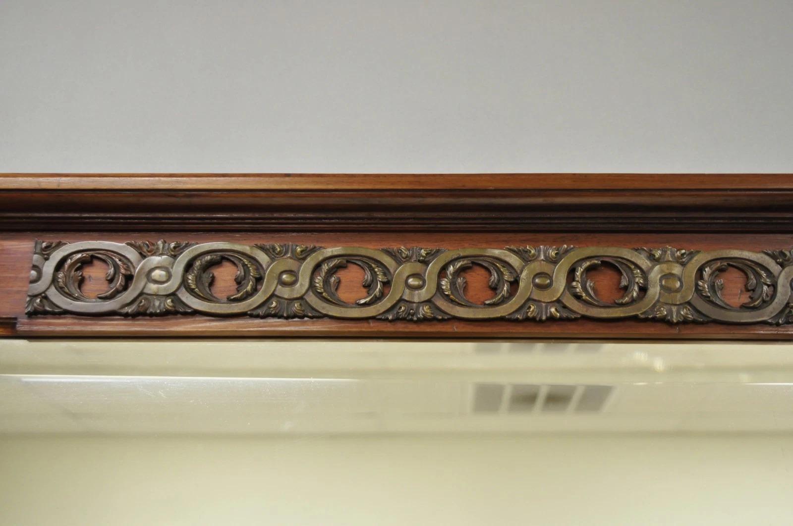 Antique French Louis XVI Style Marquetry Inlay Sideboard Buffet Curio Cabinet For Sale 5