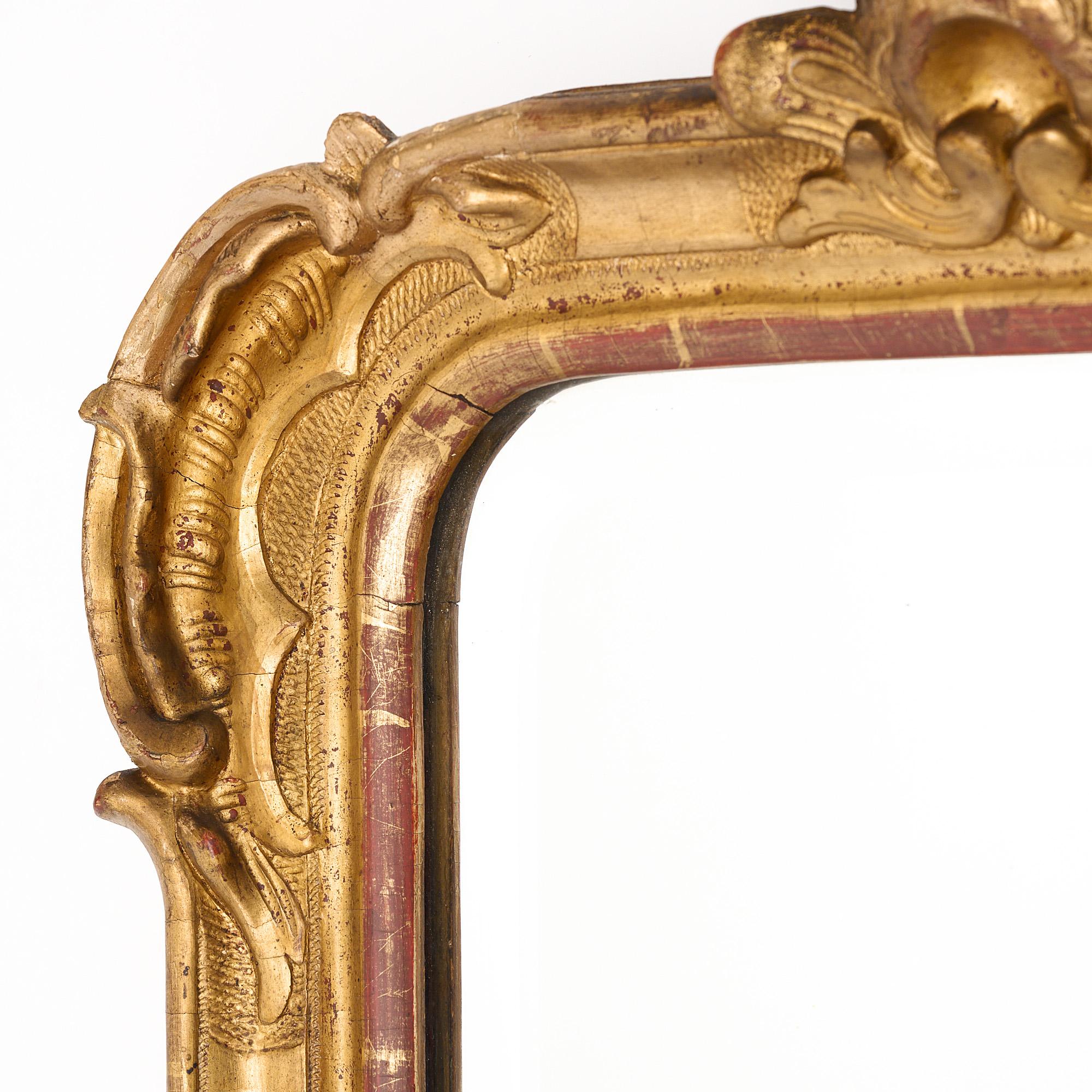 Antike Französisch Louis XVI Stil Spiegel im Zustand „Gut“ im Angebot in Austin, TX