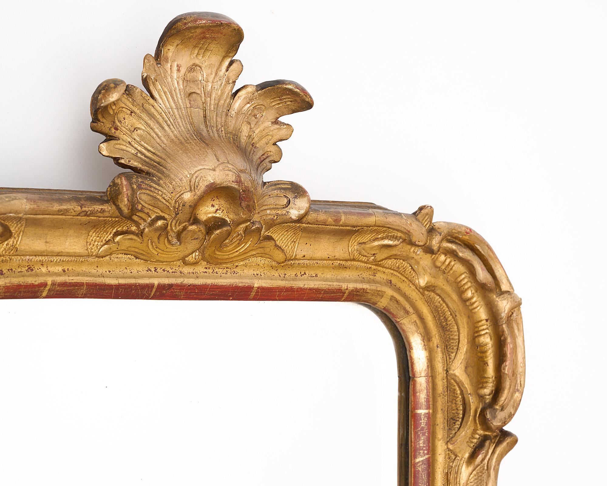 Antique French Louis XVI Style Mirror For Sale 2