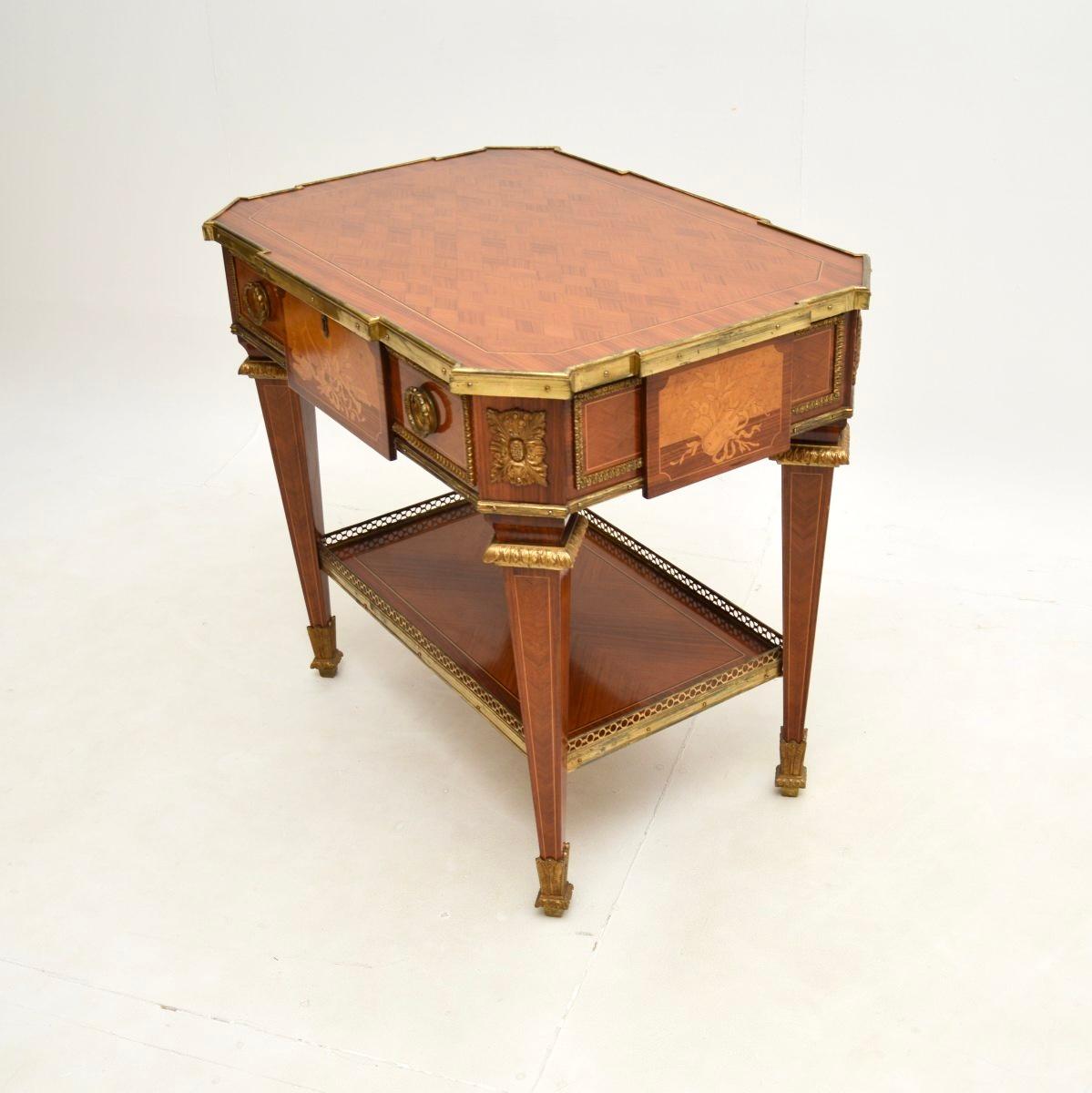 Antique French Louis XVI Style Occasional Side Table In Good Condition For Sale In London, GB