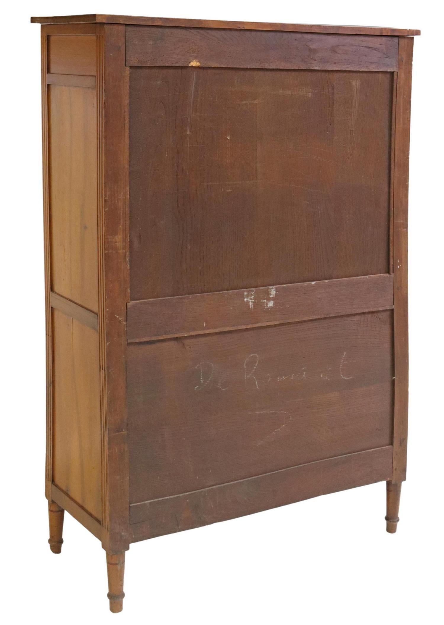 Early 20th Century Antique French Louis XVI Style Secretaire a Abattant For Sale