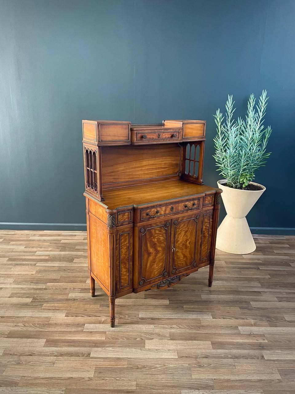 American Antique French Louis XVI Style Sideboard Rustic Farmhouse