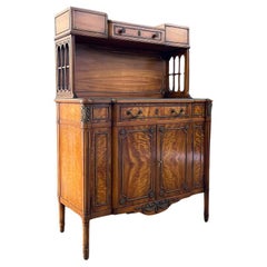 Antique French Louis XVI Style Sideboard Rustic Farmhouse