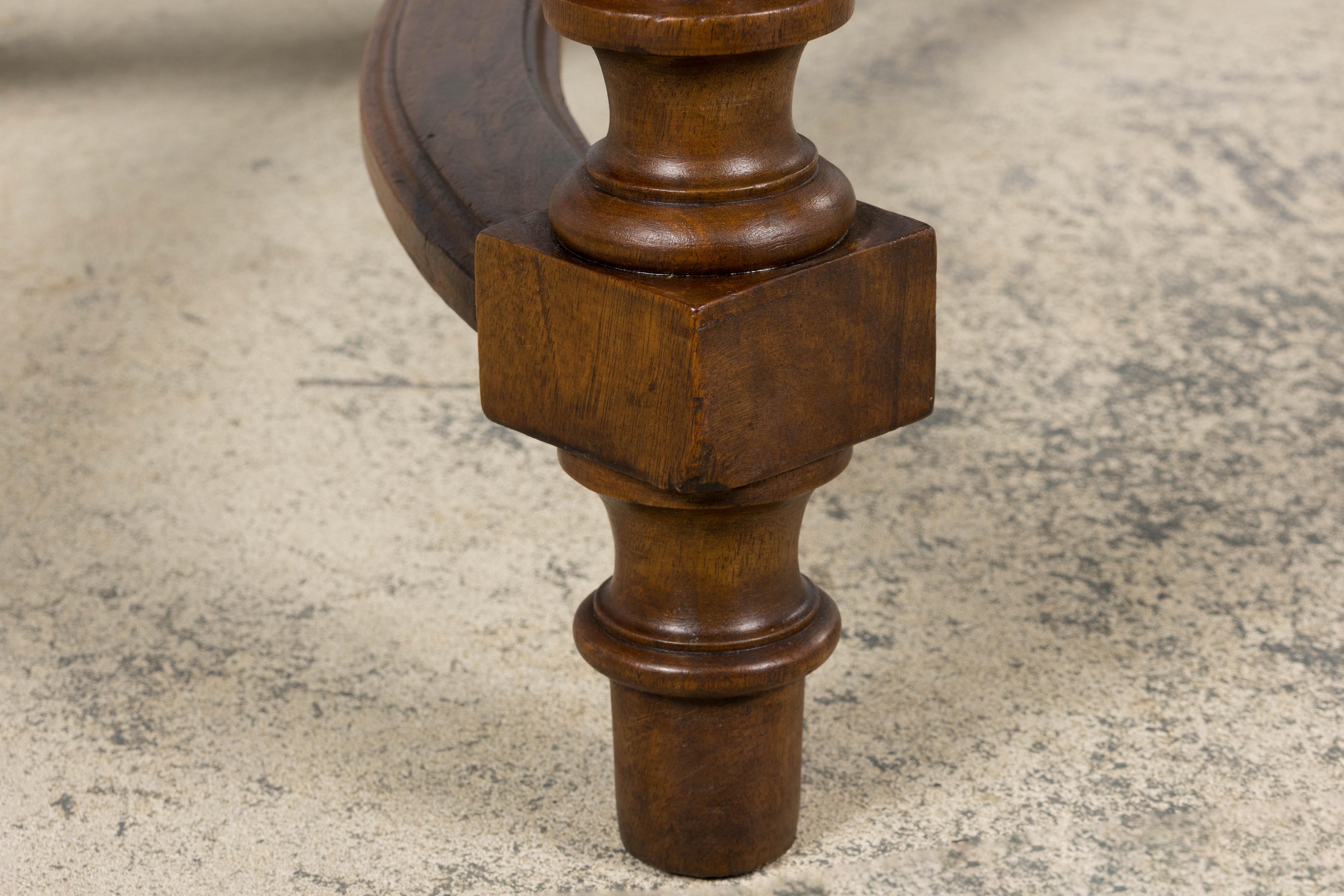 Antique French Louis XVI Style Walnut Writing Desk For Sale 9