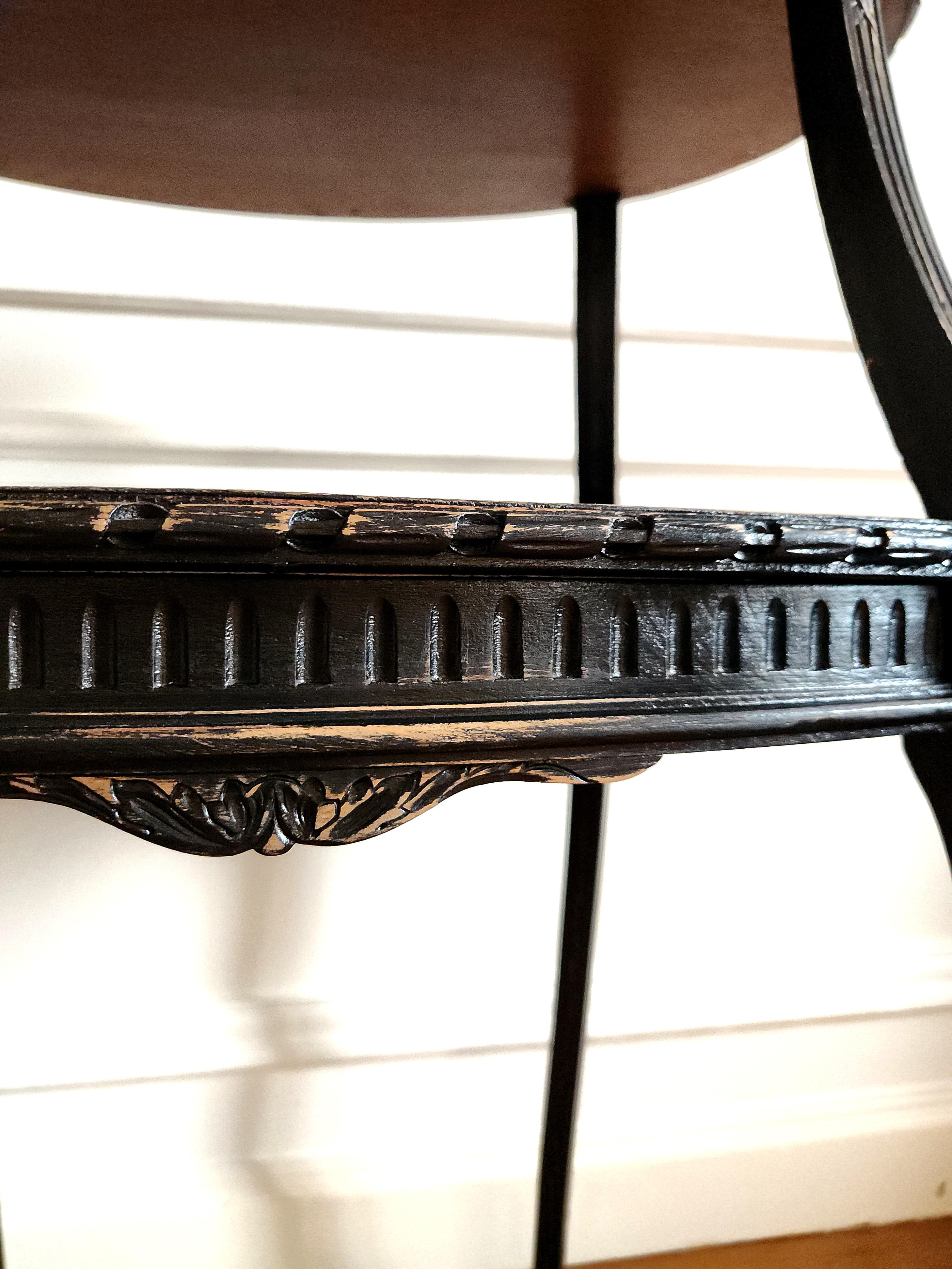 Antique French Louis XVI Tea Cocktail Table Consola en venta 3