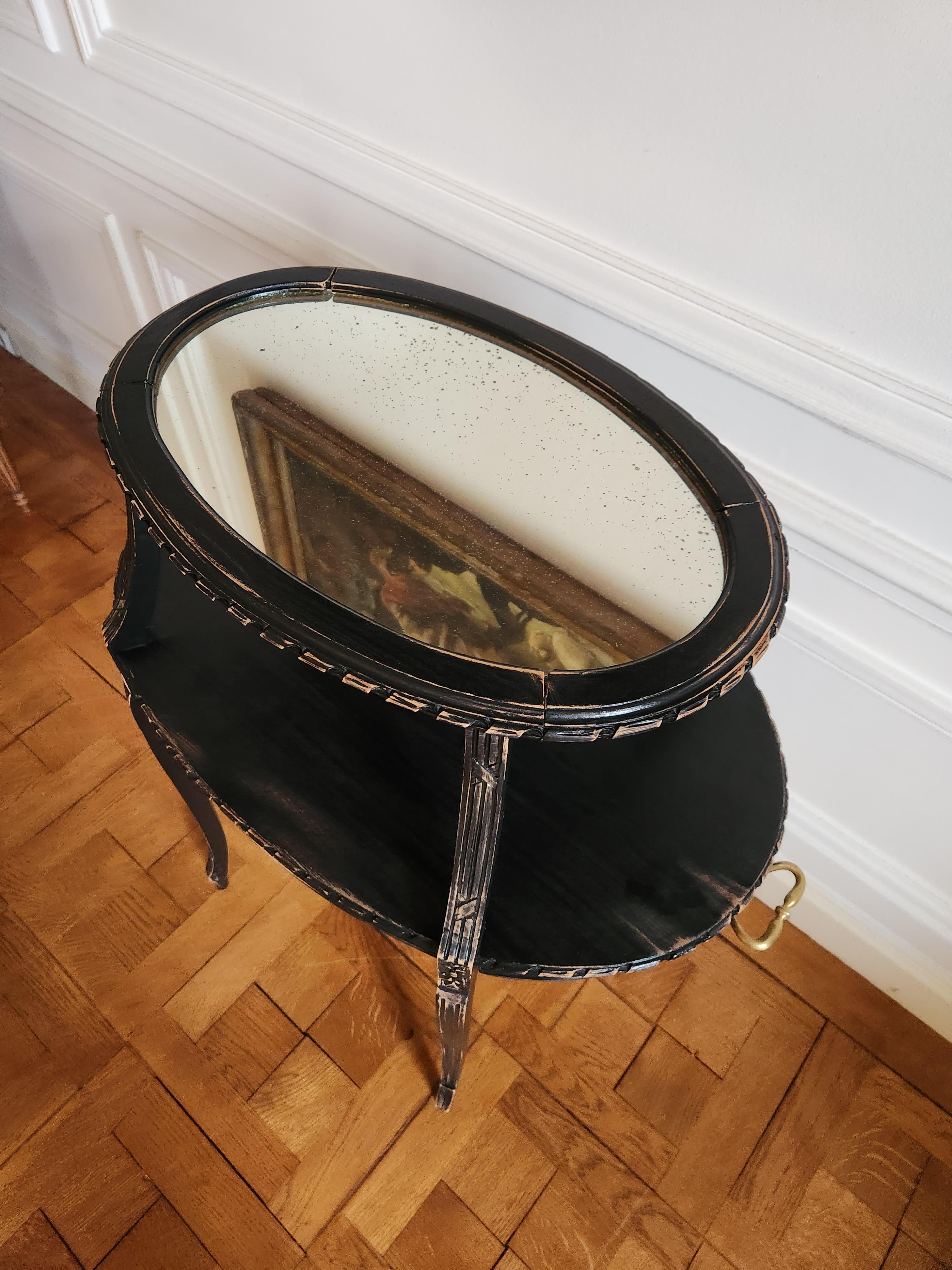 Antique French Louis XVI Tea Cocktail Table Consola en Bueno estado para la venta en Senonches, Centre-Val de Loire