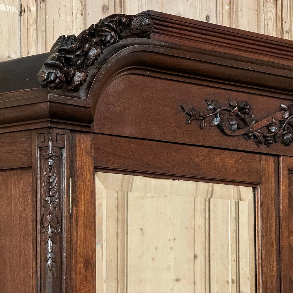 Antique French Louis XVI Walnut Armoire ~ Wardrobe 4
