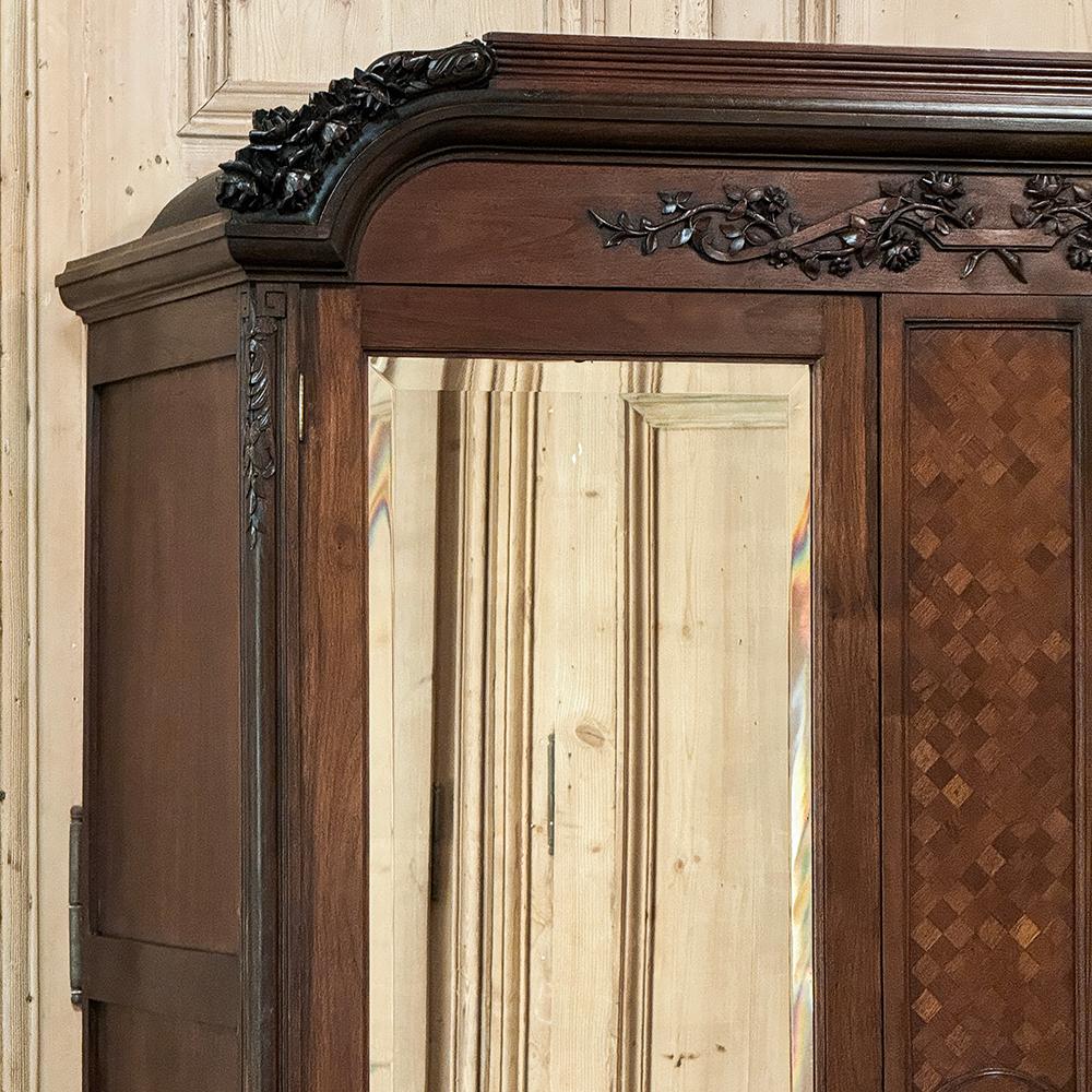 Antique French Louis XVI Walnut Armoire ~ Wardrobe For Sale 2