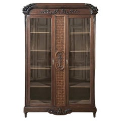 Antique French Louis XVI Walnut Bookcase ~ Armario expositor