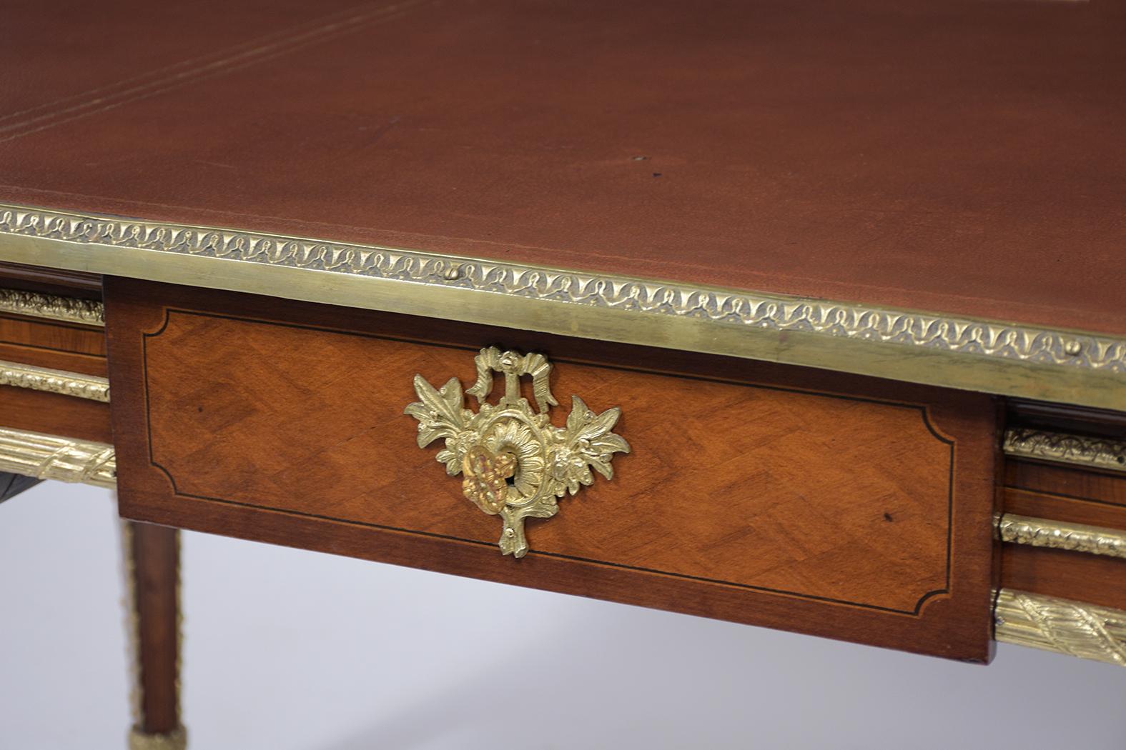 Antique French Bureau Plat Louis XVI Desk  2