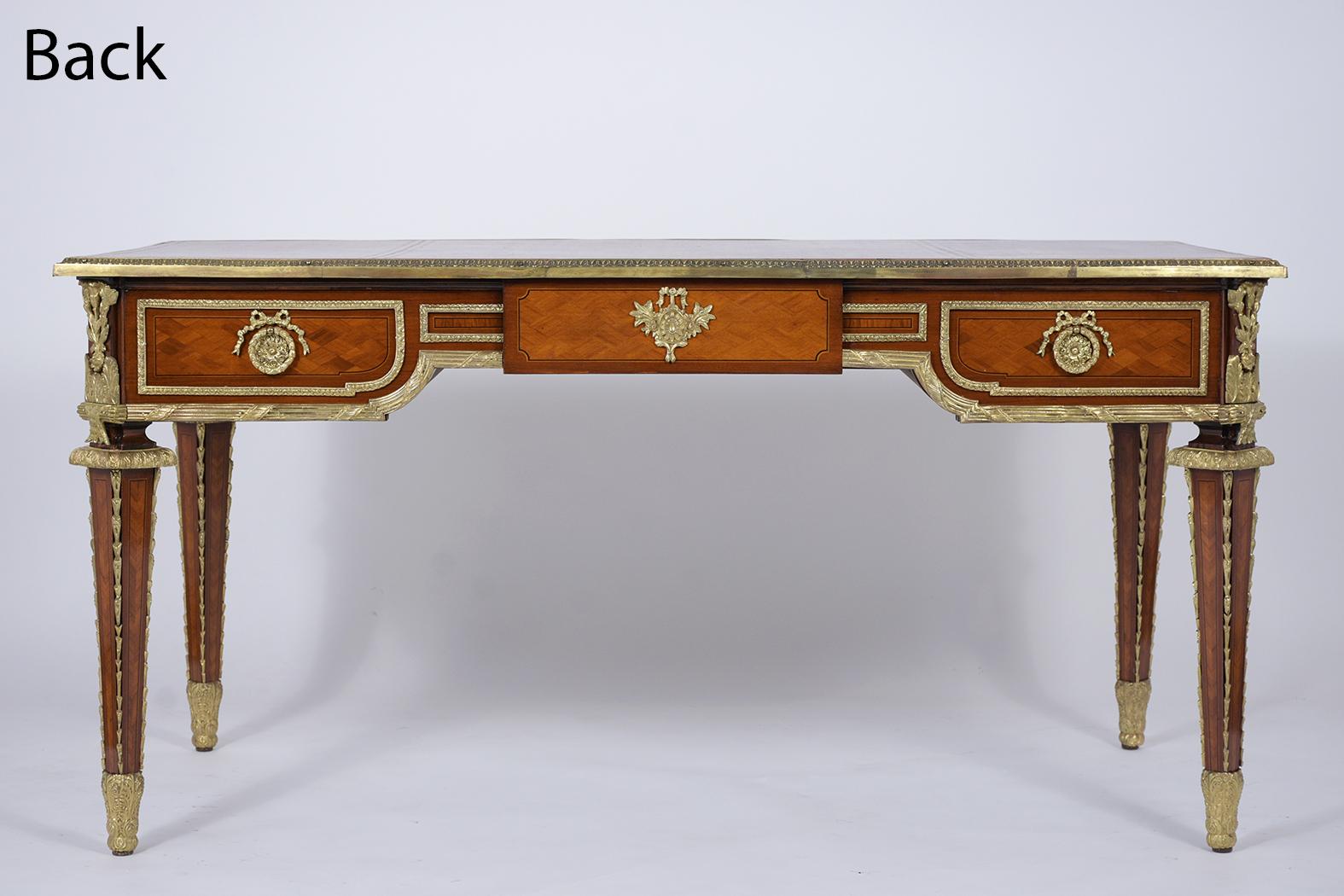 Antique French Bureau Plat Louis XVI Desk  7