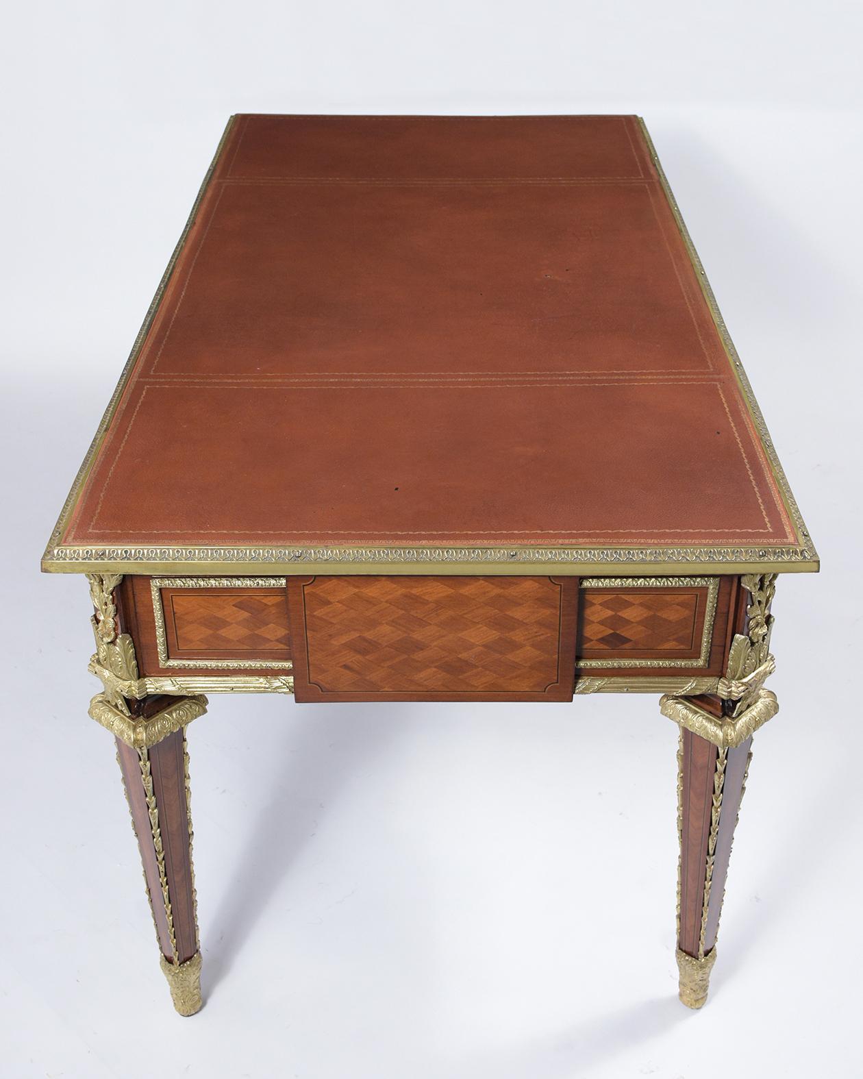 Antique French Bureau Plat Louis XVI Desk  4