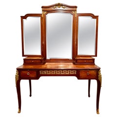 Antique French Mahogany and Kingwood Dresser, circa 1890s