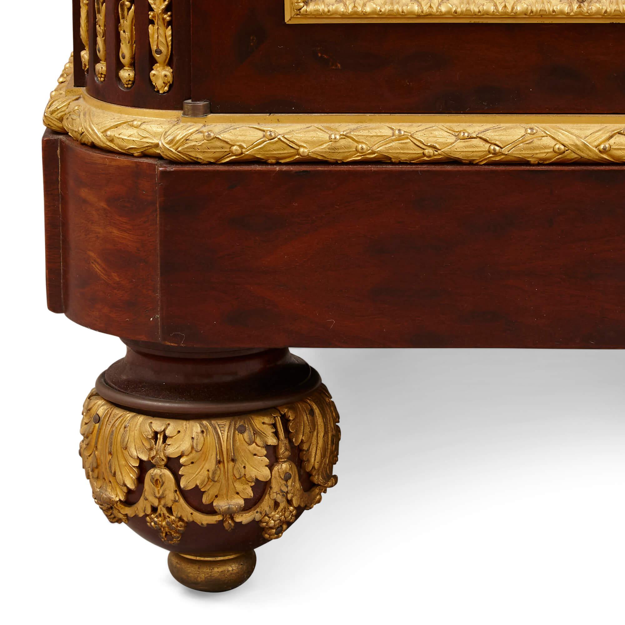 Antique French Mahogany and Ormolu Cabinet by Grohé Frères For Sale 3
