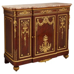 Antique French Mahogany and Ormolu Cabinet by Grohé Frères