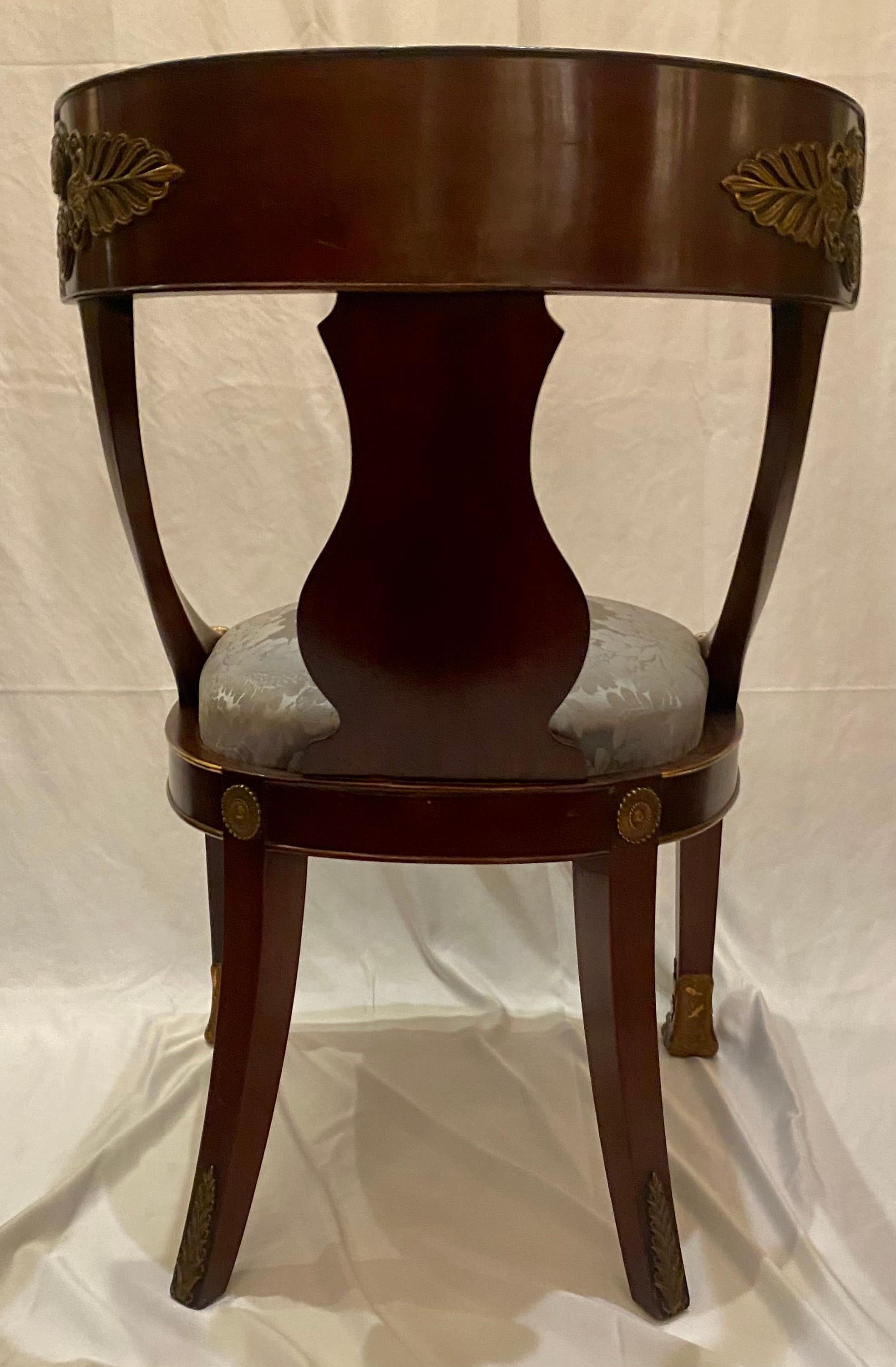 antique french desk chair