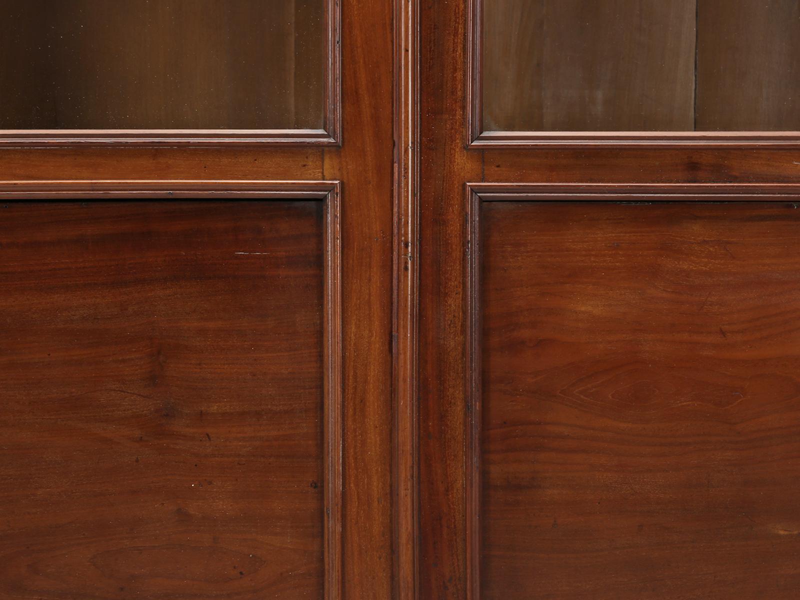 Antique French Mahogany Bookcase, Original and Beautiful Unrestored Condition 3