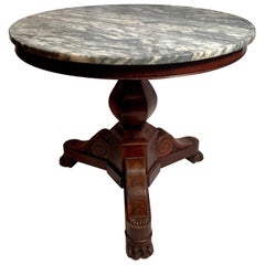 Antique French Mahogany Center Table