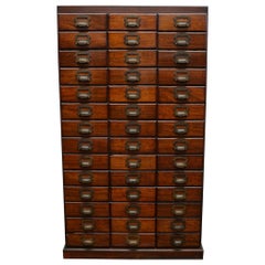 Antique French archiviazione / farmacia mobile in mogano di Chouanard, circa 1900