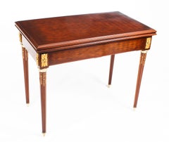 Antique French Mahogany Games Roulette Table 19th Century