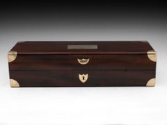 Antique French Mahogany Jewelry Box Charriere A Paris