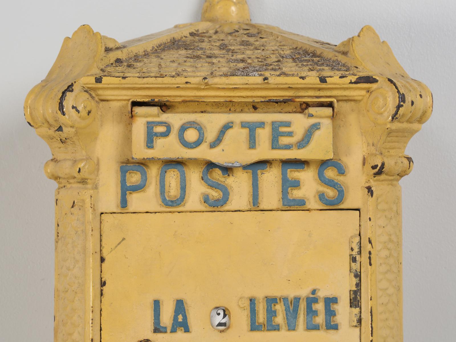 Country Antique French Mailbox from the Early 1900s