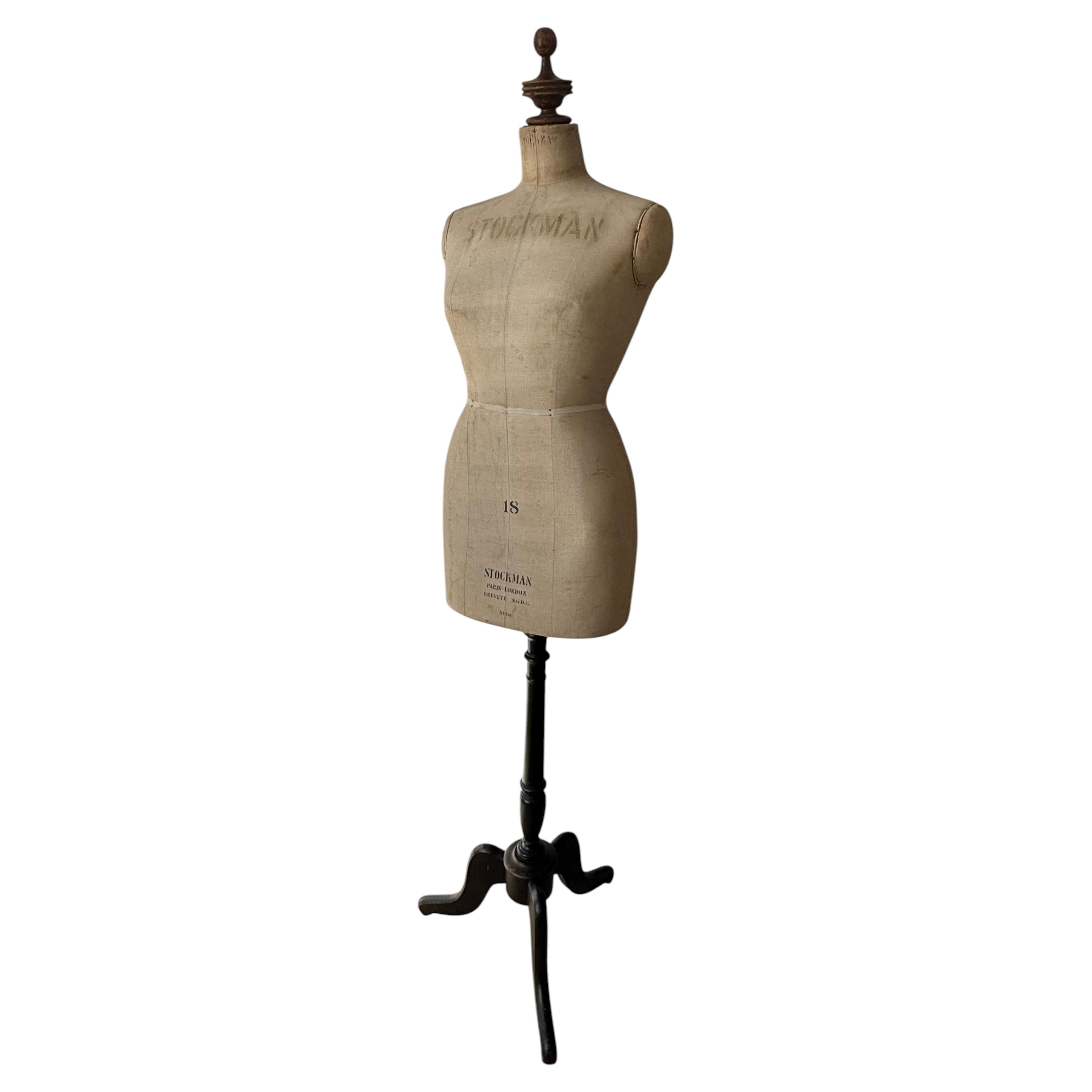 Antique French Mannequin By Stockman Paris