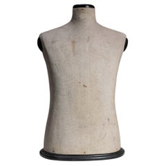 Antique French Mannequin in White Wood, 20th Century Craftsmanship