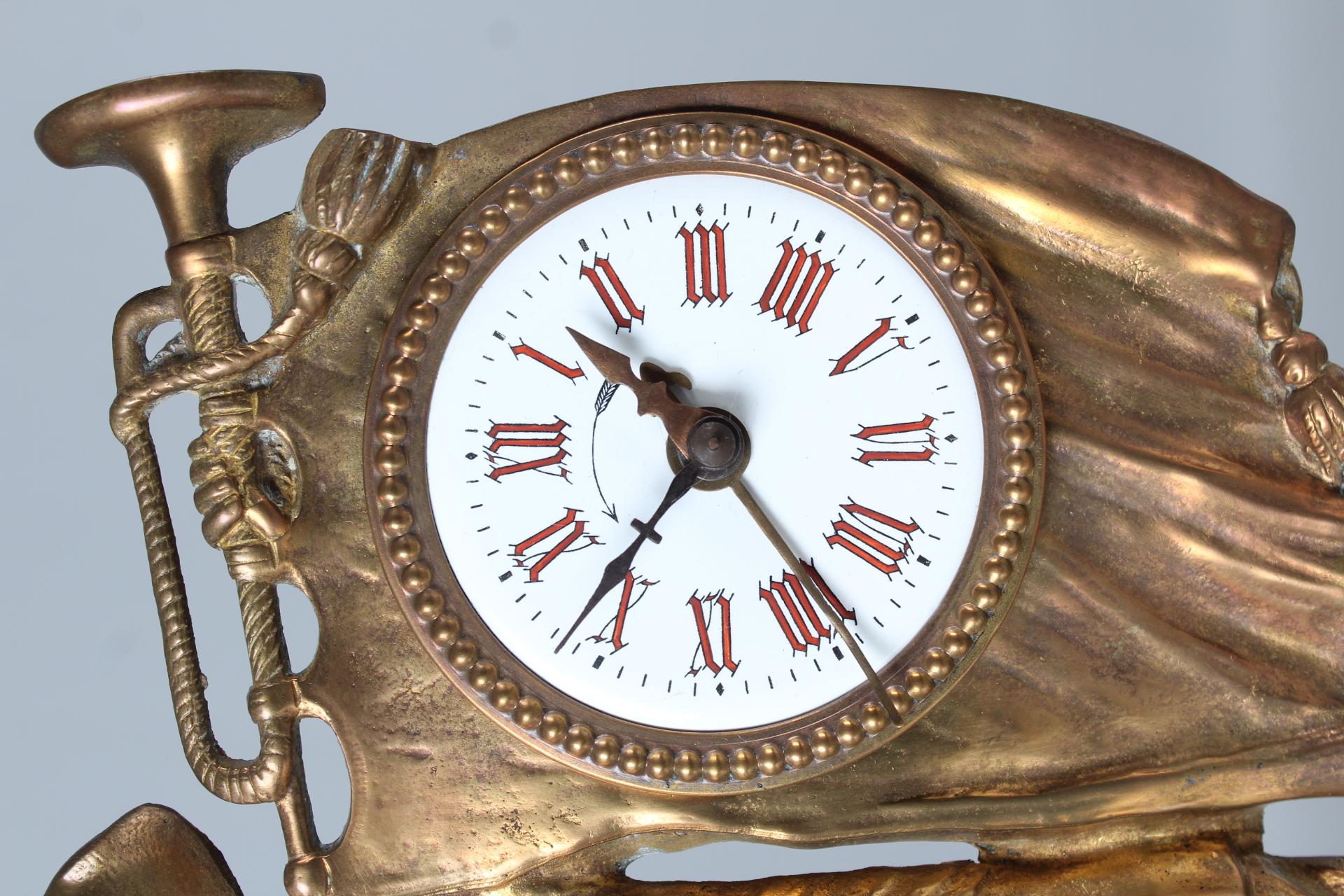 Antique French Mantel Clock, Pendule, Circa 1900 In Fair Condition In Greven, DE