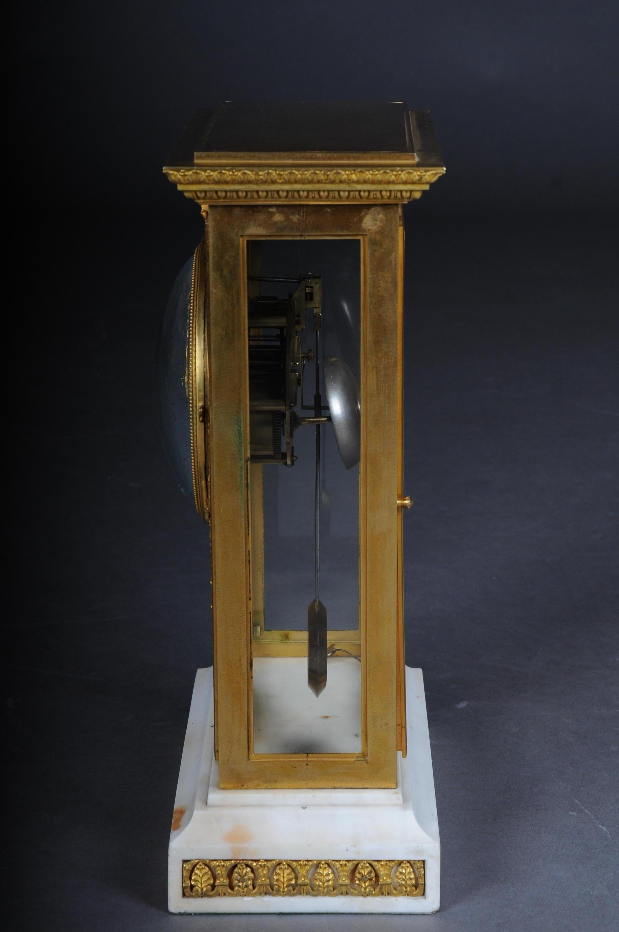 Antique French Mantelpiece / Clock, Deniere a Paris, circa 1880 For Sale 5