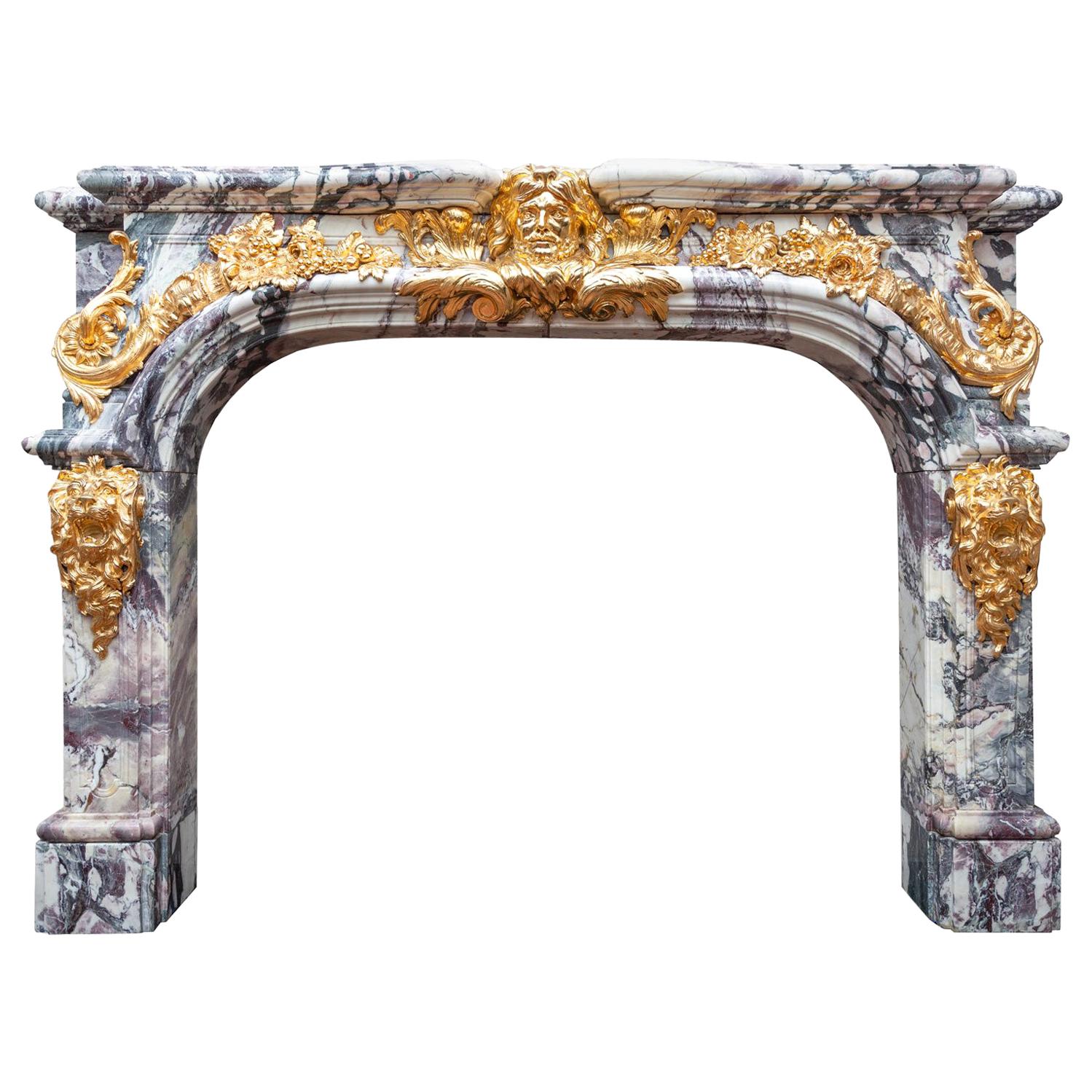 Antique French Mantelpiece For Sale