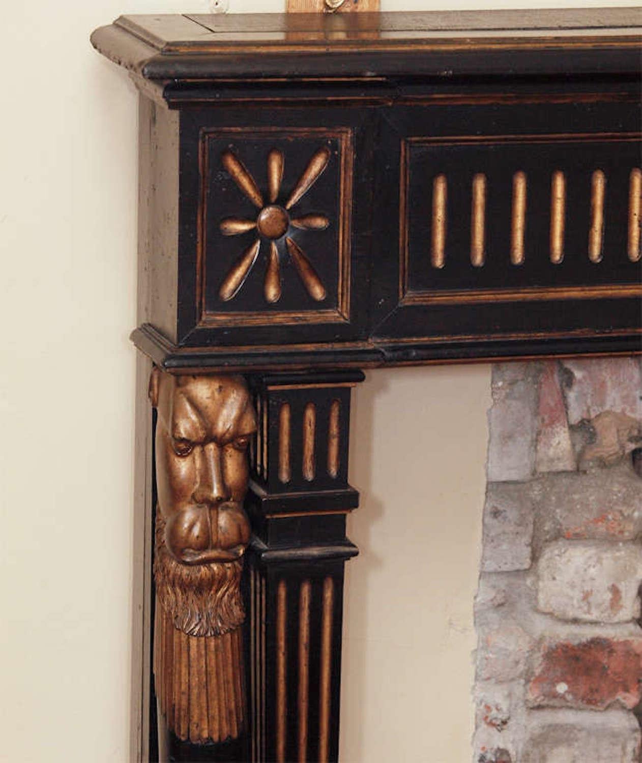 Antique French mantle